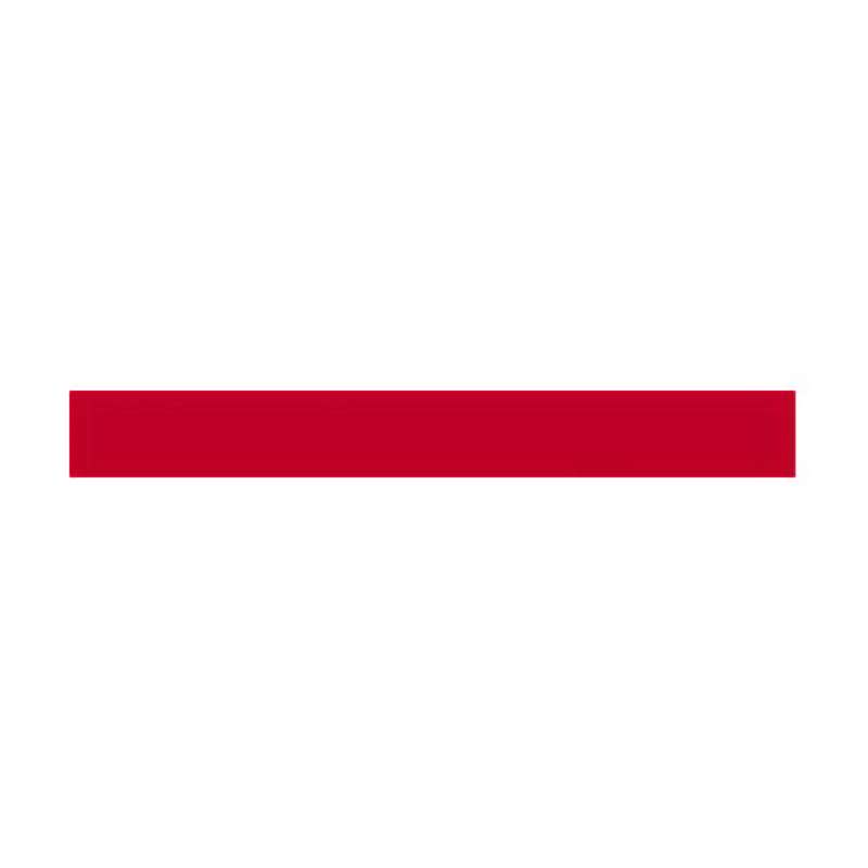 Cleanroom Tape, 3"x18 Yds, 3" Core, 5.5 mil, Red